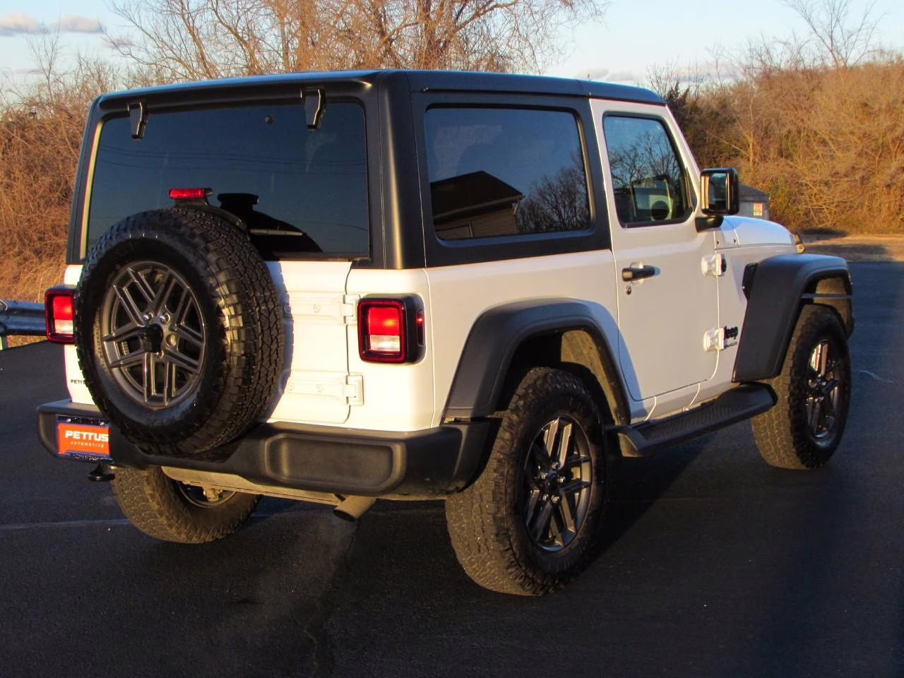 2025 Bright White Clearcoat Jeep Wrangler Sport S 4X4 SUV