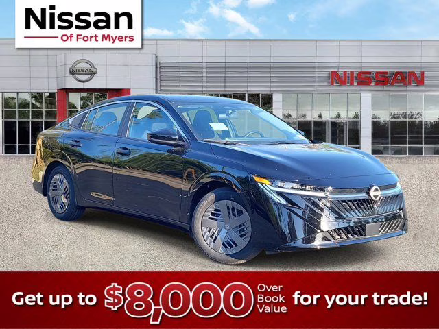 2026 Super Black Nissan Sentra S FWD Sedan