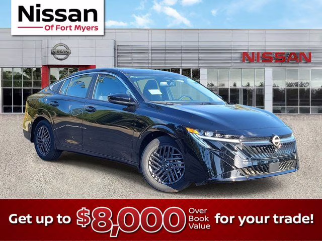 2026 Super Black Nissan Sentra SV FWD Sedan