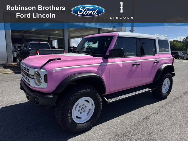 2025 Azure Gray Metallic Ford Bronco Heritage Edition 4X4 SUV