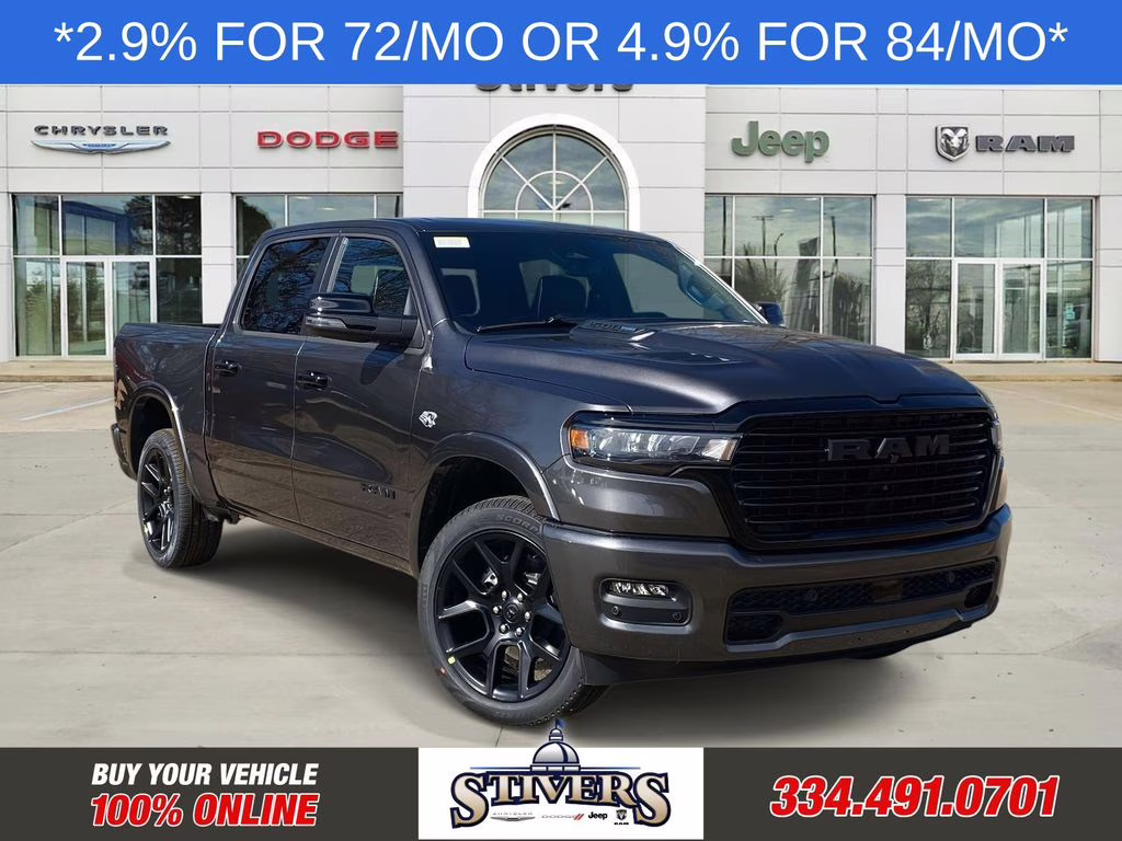 2026 Granite Crystal Metallic Clearcoat Ram 1500 Laramie 4X4 Truck