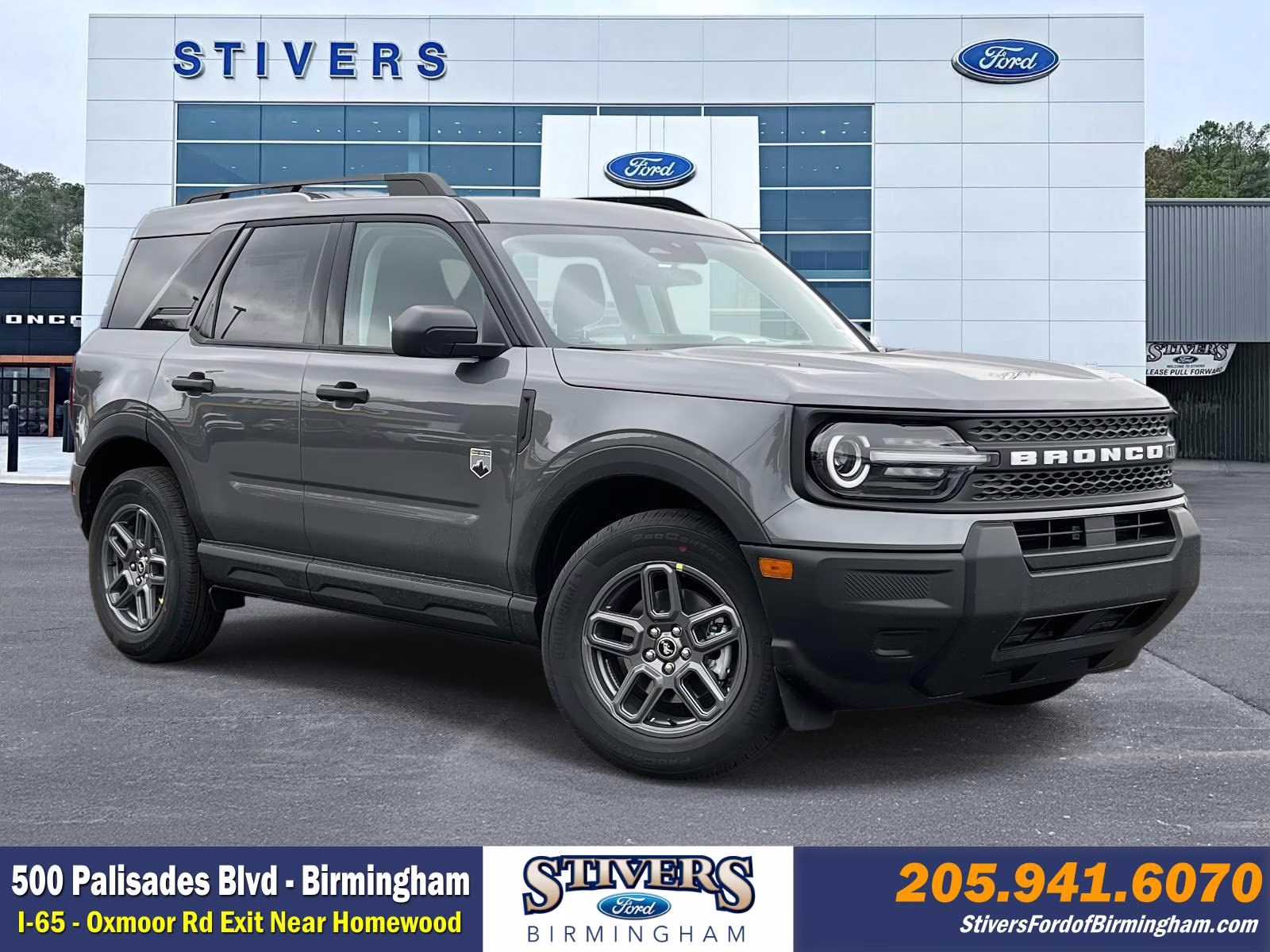 2026 Gray Metallic Ford Bronco Sport Big Bend 4X4 SUV