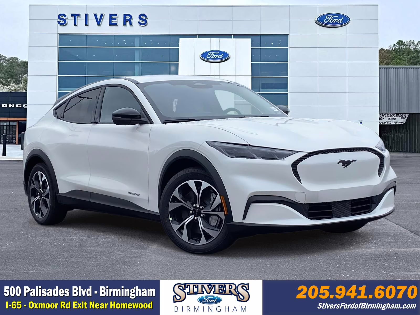 2026 Star White Metallic TC Ford Mustang Mach-E Select RWD SUV