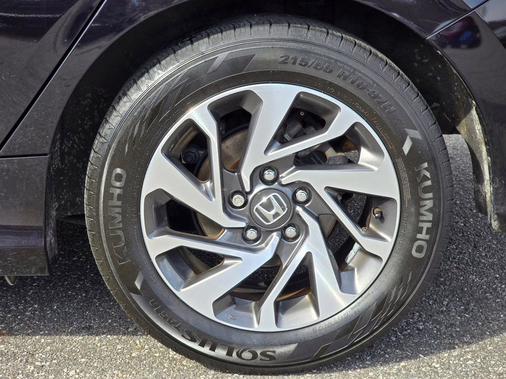 2018 Black Honda Civic EX FWD Sedan