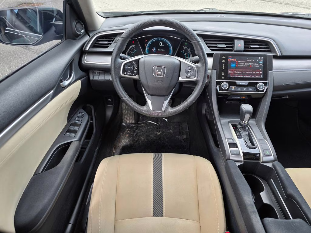 2018 Black Honda Civic EX FWD Sedan