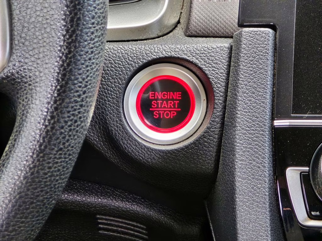 2018 Black Honda Civic EX FWD Sedan