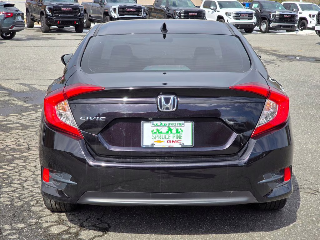 2018 Black Honda Civic EX FWD Sedan