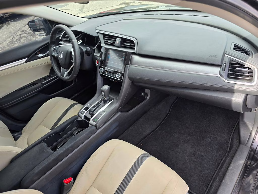 2018 Black Honda Civic EX FWD Sedan