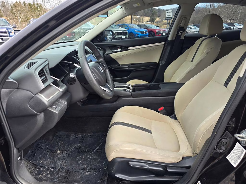 2018 Black Honda Civic EX FWD Sedan