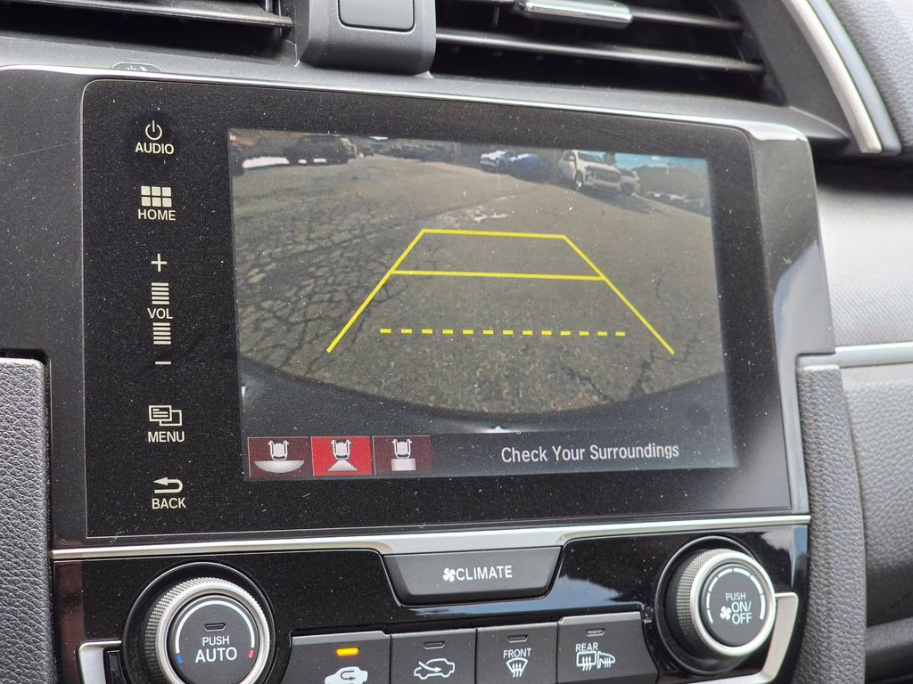 2018 Black Honda Civic EX FWD Sedan