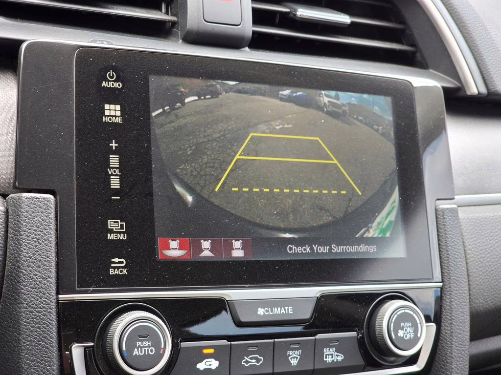 2018 Black Honda Civic EX FWD Sedan