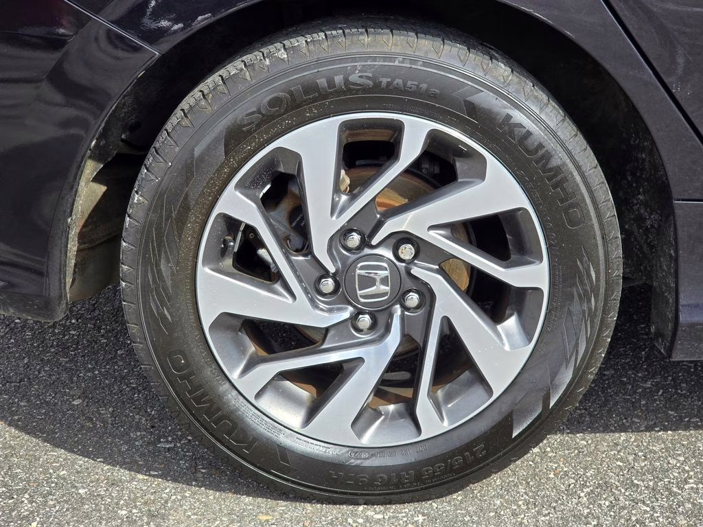 2018 Black Honda Civic EX FWD Sedan