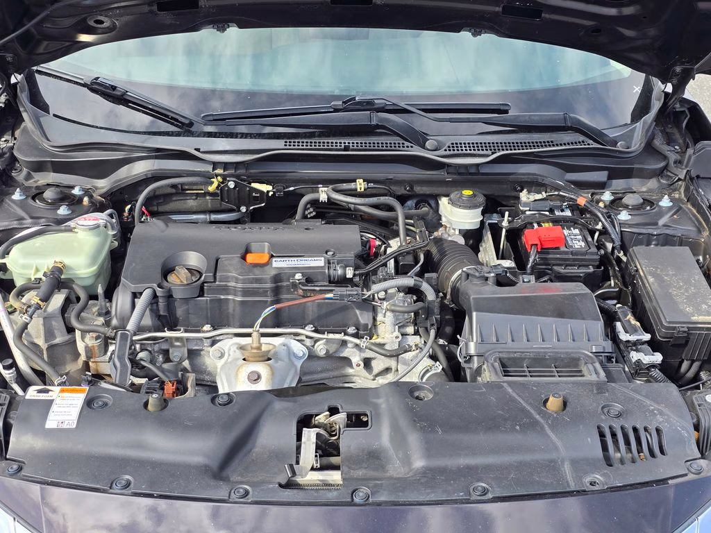 2018 Black Honda Civic EX FWD Sedan