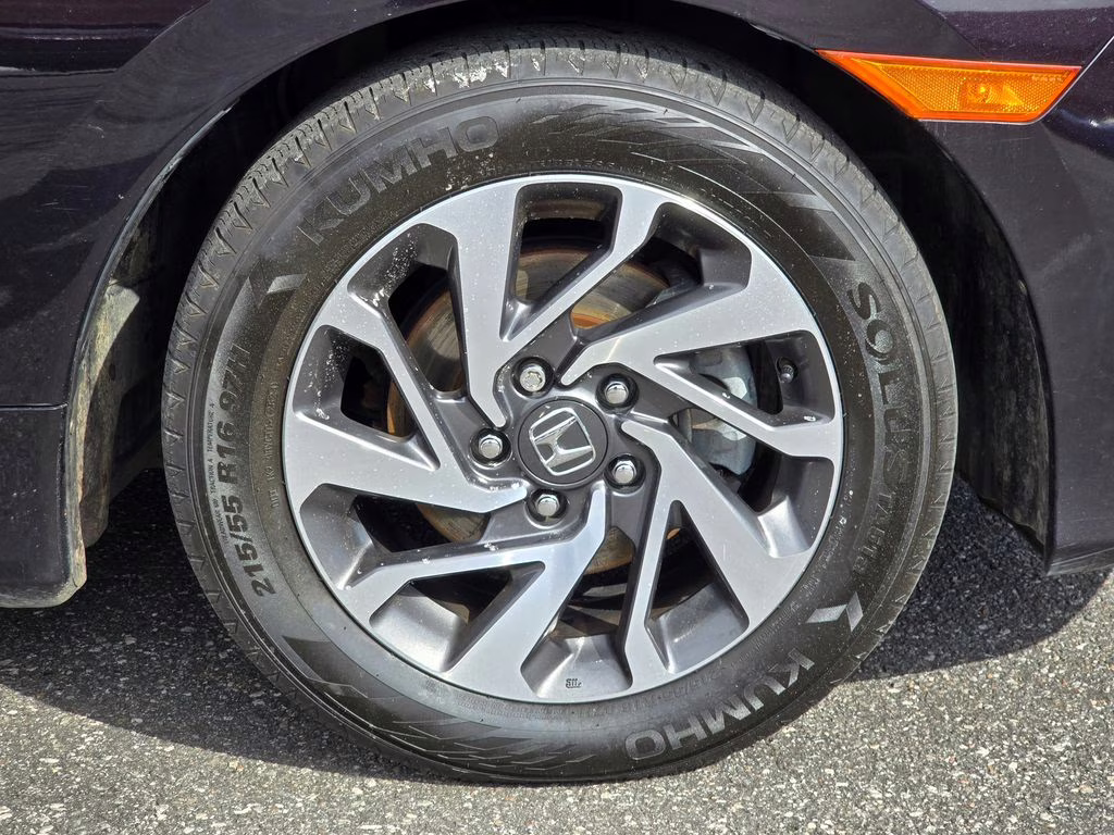 2018 Black Honda Civic EX FWD Sedan