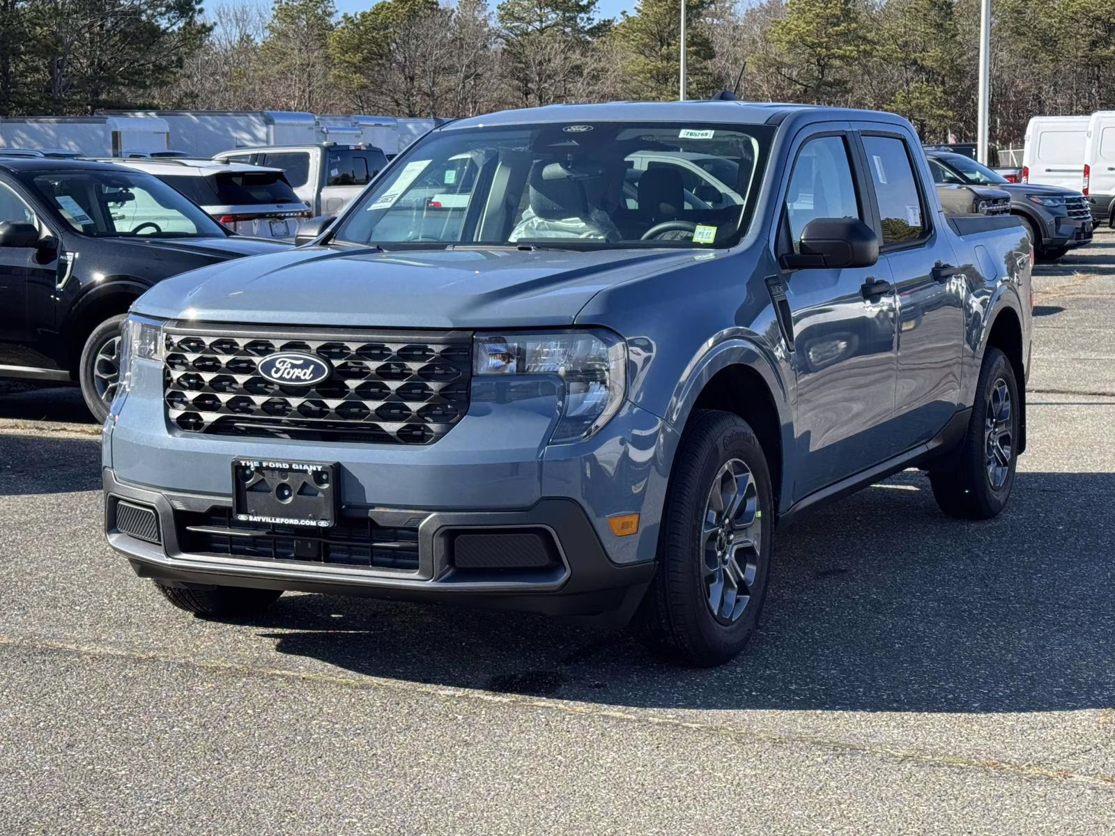 2026 Azure Gray Metallic Tri-Coat Ford Maverick XLT FWD SuperCrew FWD Truck