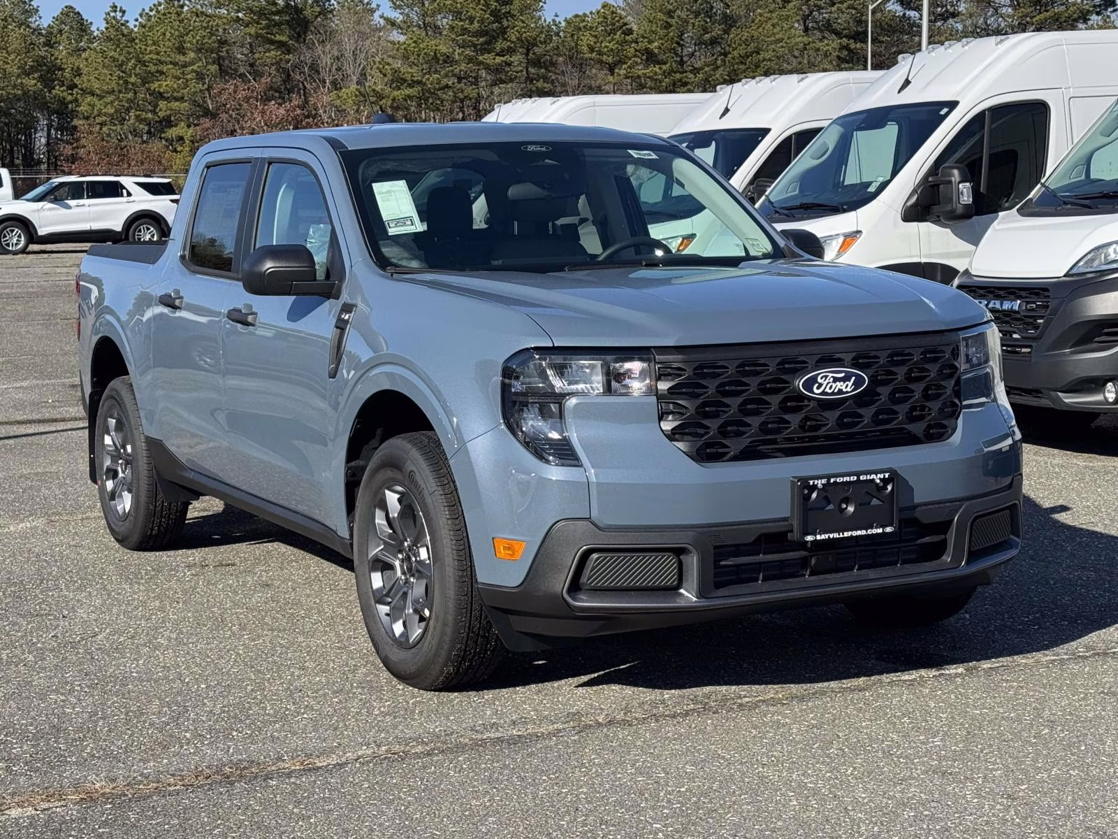 2026 Azure Gray Metallic Tri-Coat Ford Maverick XLT FWD SuperCrew FWD Truck