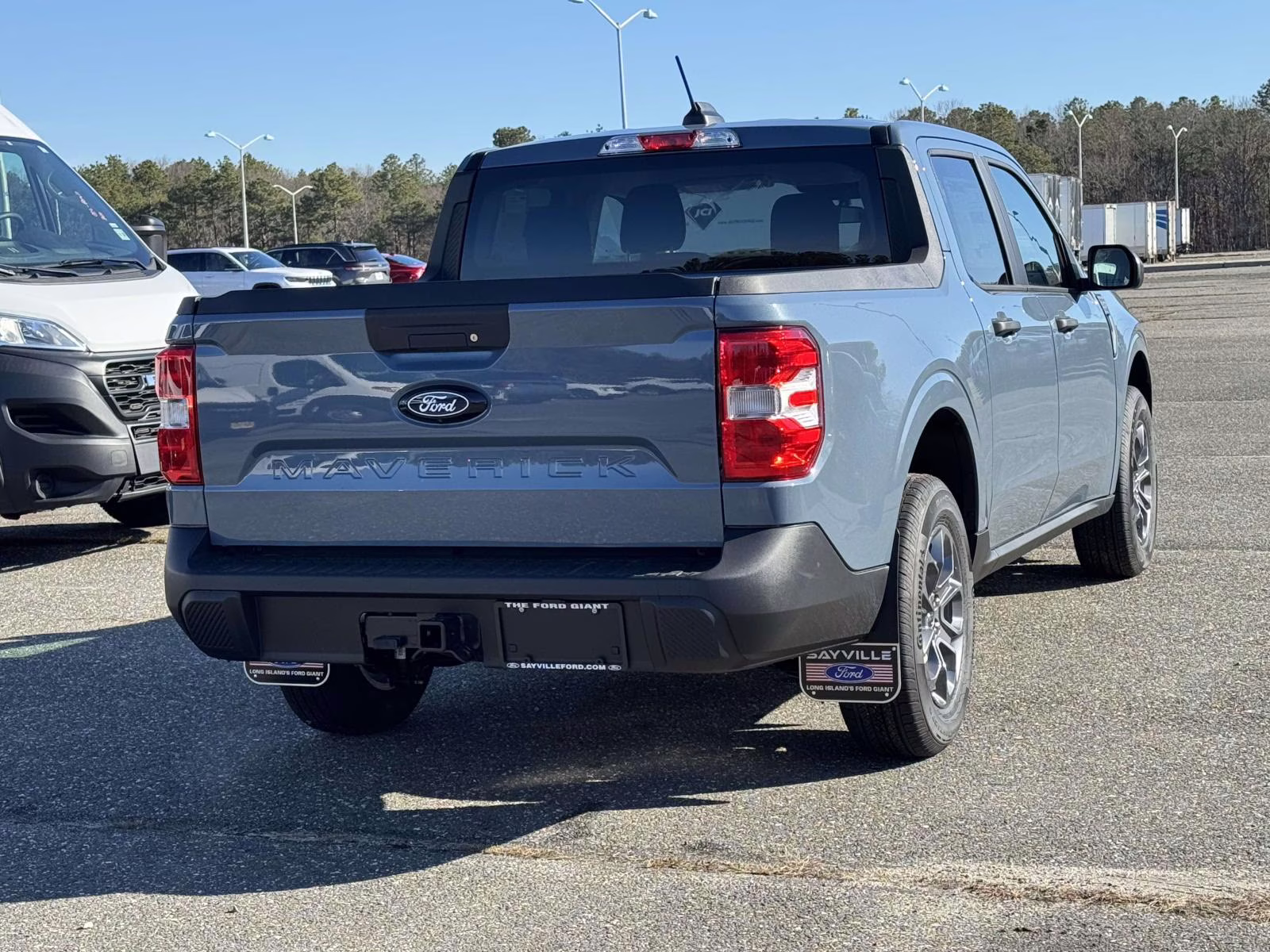 2026 Azure Gray Metallic Tri-Coat Ford Maverick XLT FWD SuperCrew FWD Truck