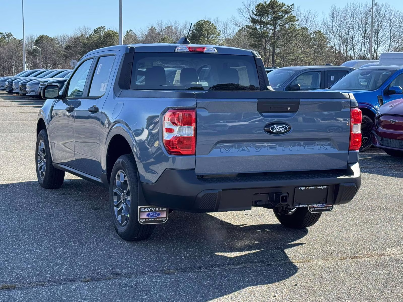 2026 Azure Gray Metallic Tri-Coat Ford Maverick XLT FWD SuperCrew FWD Truck