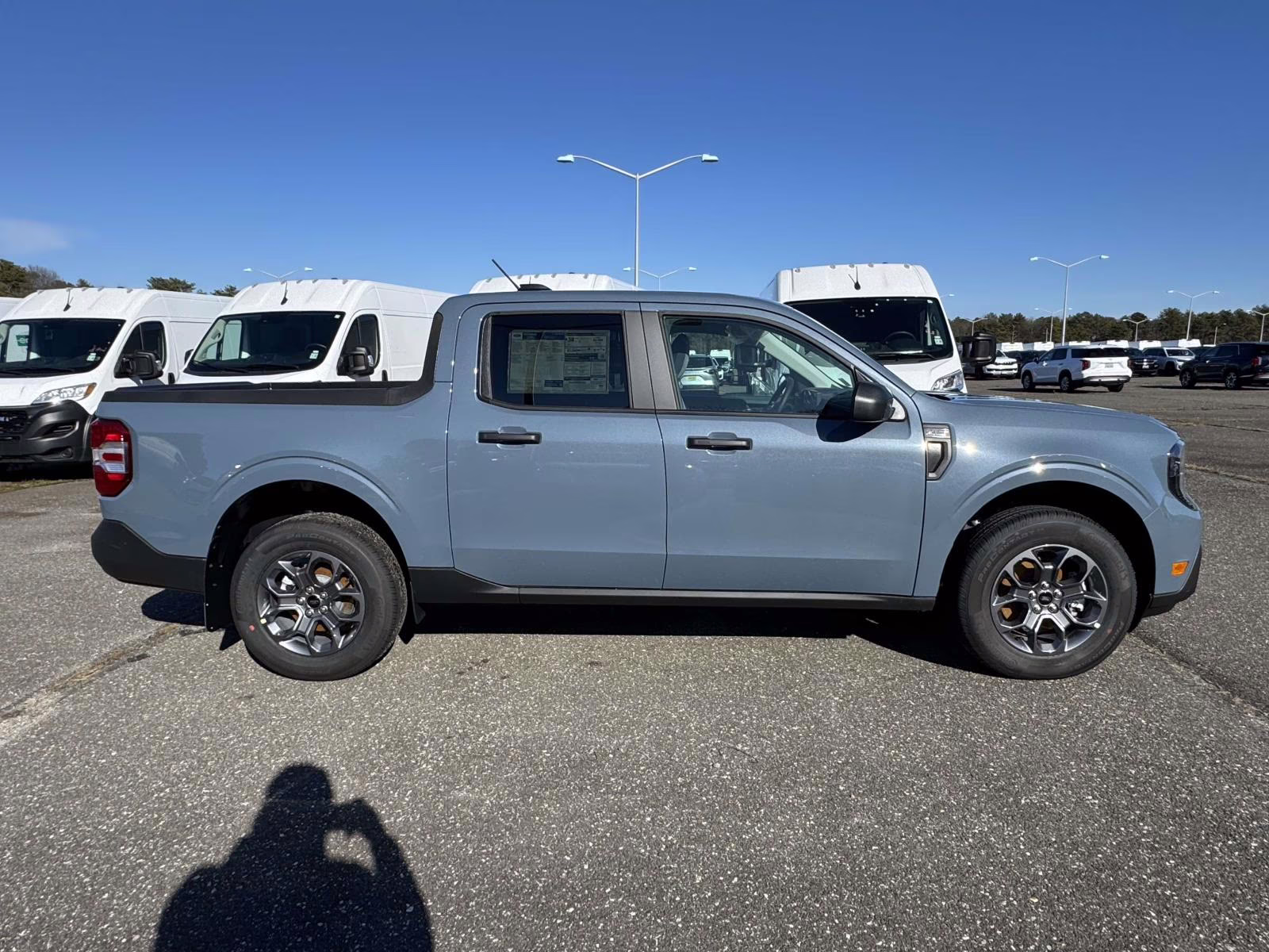2026 Azure Gray Metallic Tri-Coat Ford Maverick XLT FWD SuperCrew FWD Truck