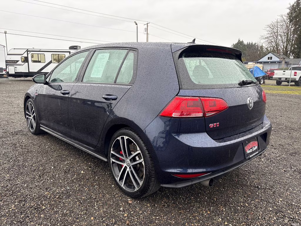 2017 Blue Volkswagen Golf GTI Sport FWD Hatchback