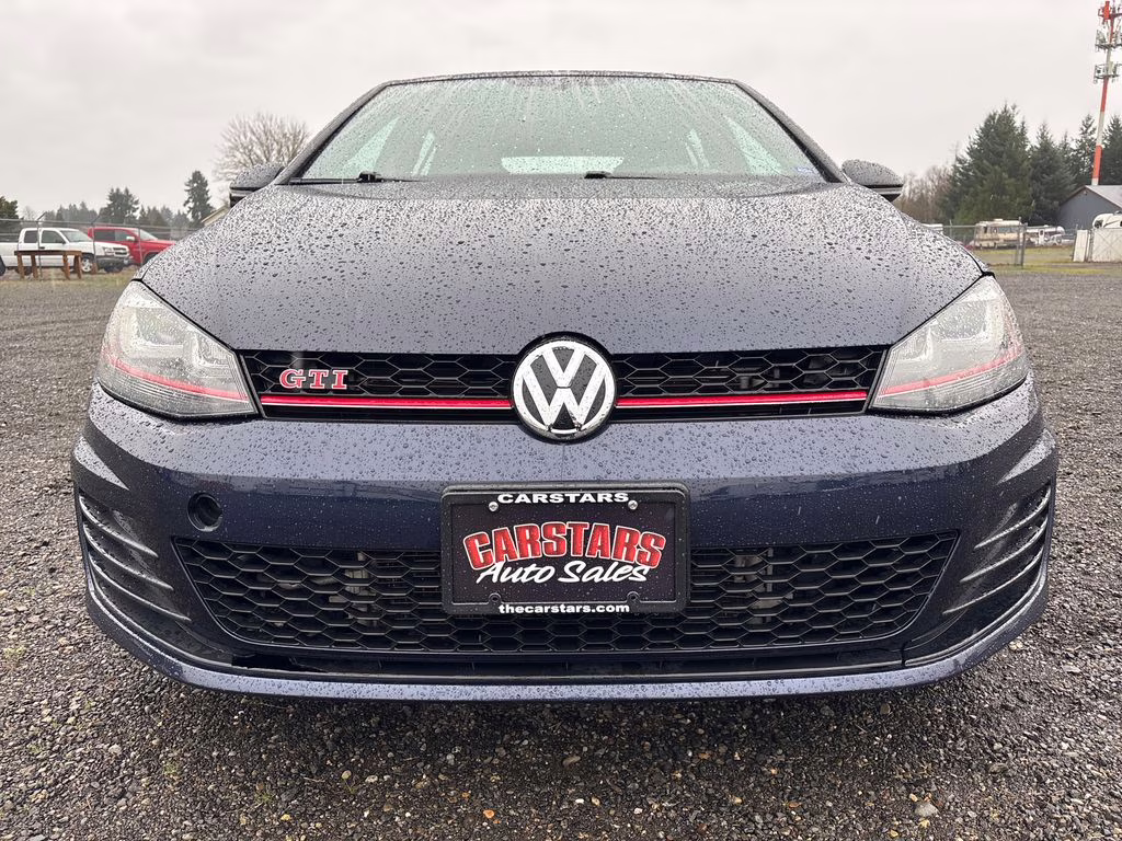 2017 Blue Volkswagen Golf GTI Sport FWD Hatchback