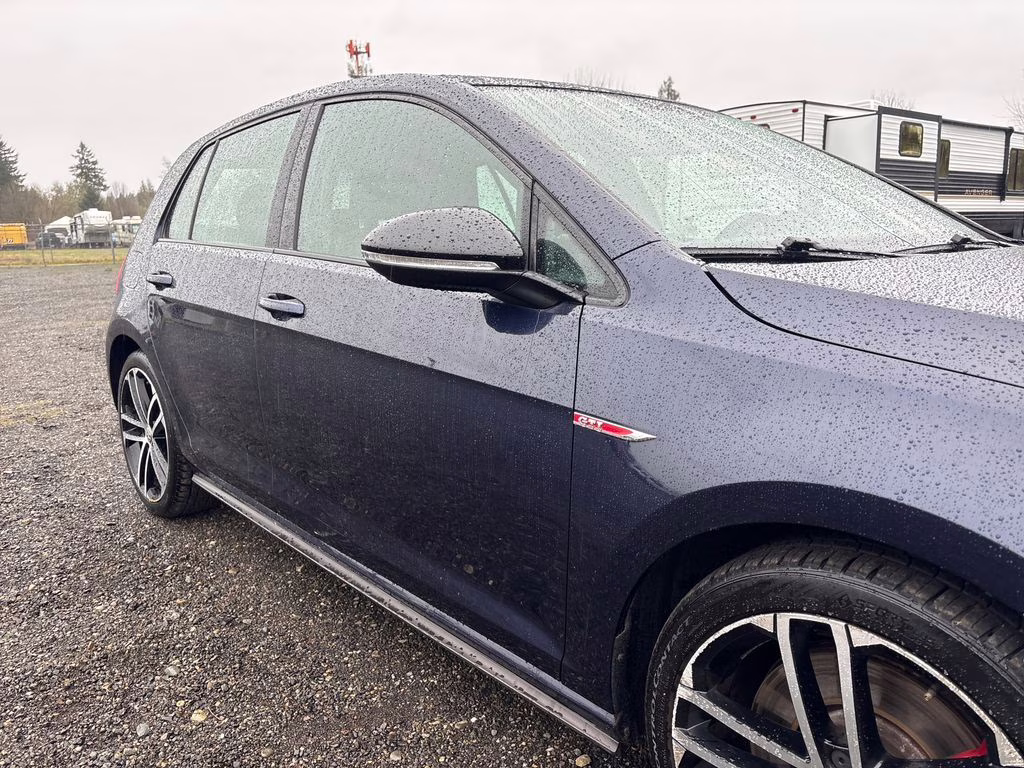 2017 Blue Volkswagen Golf GTI Sport FWD Hatchback