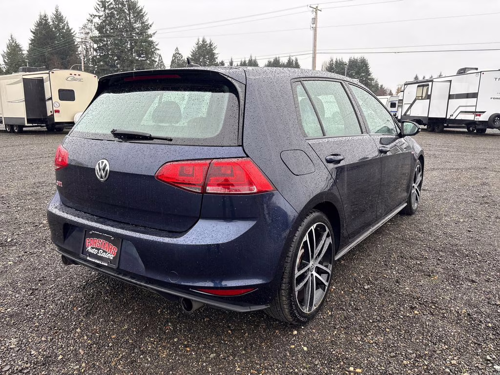 2017 Blue Volkswagen Golf GTI Sport FWD Hatchback