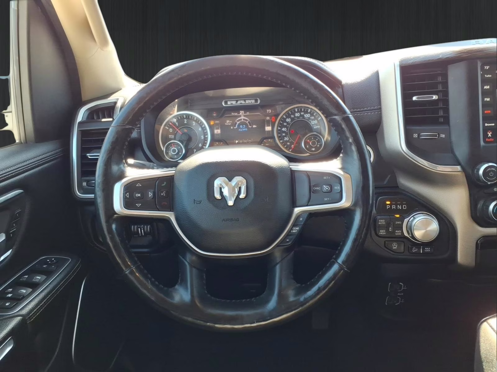2020 Bright White Clearcoat Ram 1500 Laramie 4X4 Truck