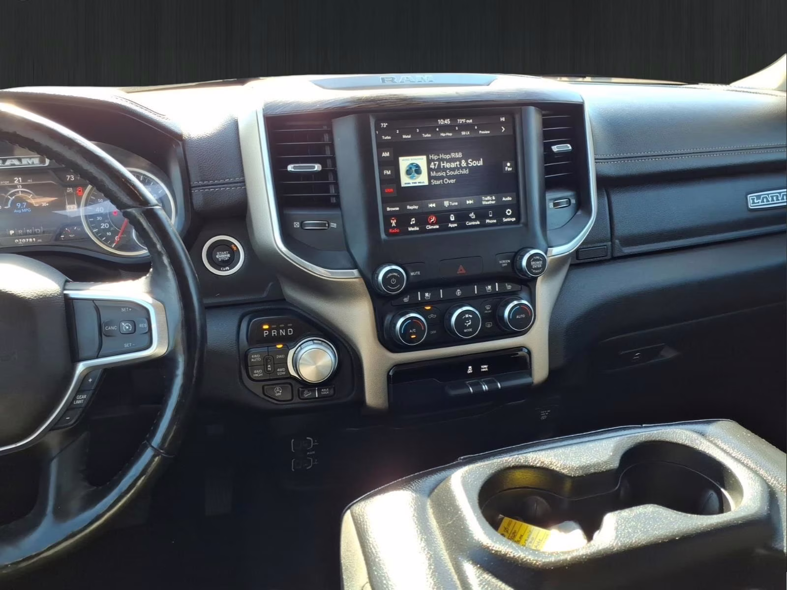 2020 Bright White Clearcoat Ram 1500 Laramie 4X4 Truck
