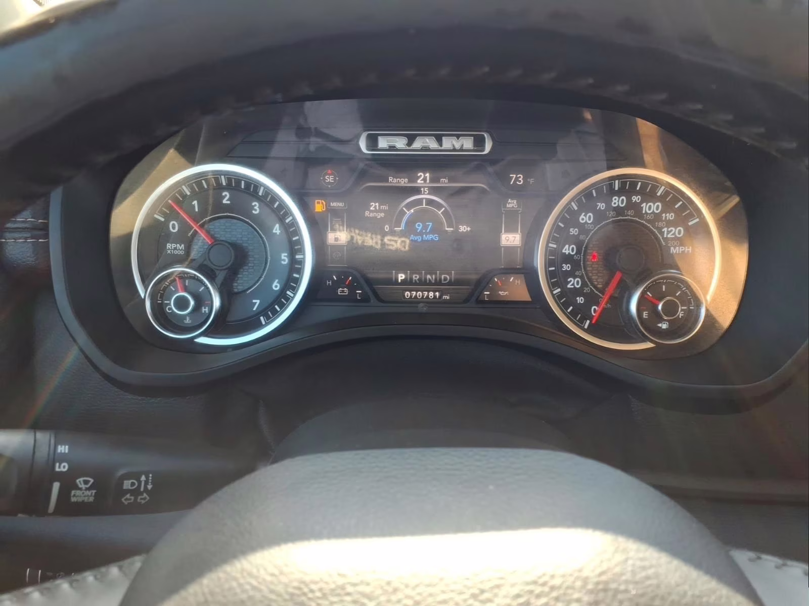 2020 Bright White Clearcoat Ram 1500 Laramie 4X4 Truck