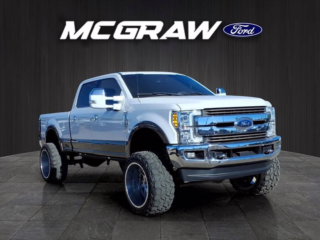 2017 White Platinum Ford Super Duty F-250 SRW King Ranch 4X4 Truck