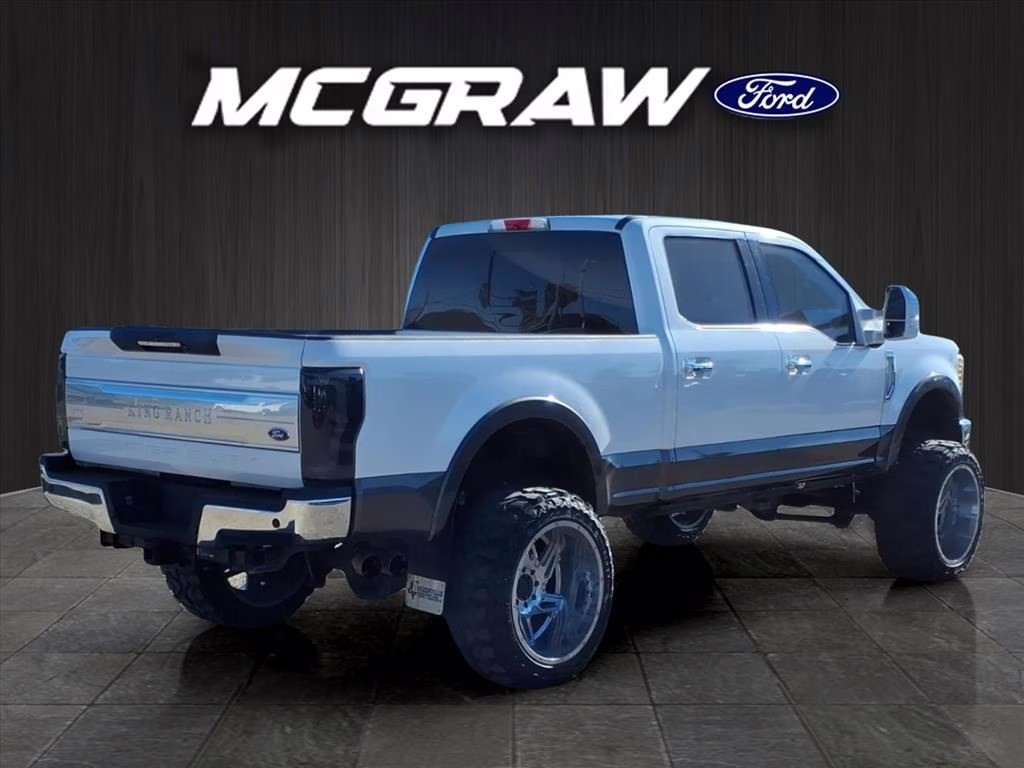 2017 White Platinum Ford Super Duty F-250 SRW King Ranch 4X4 Truck