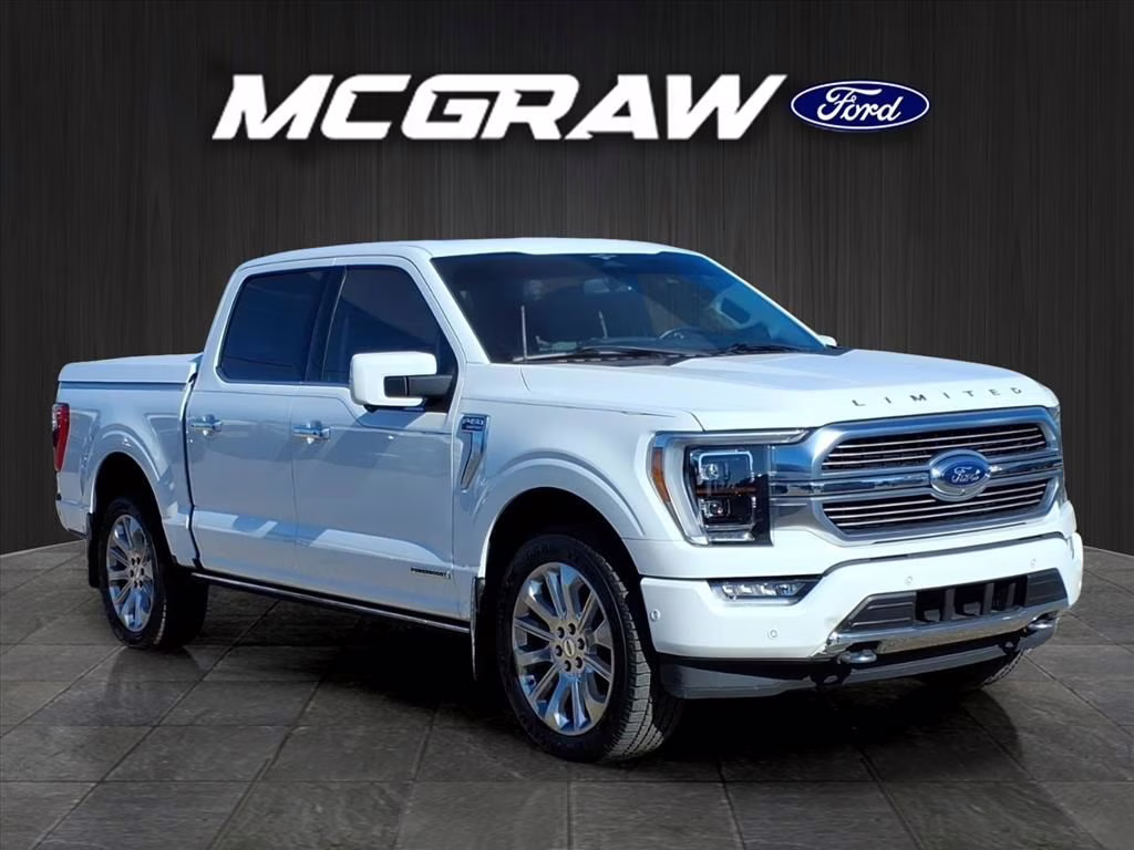 2023 White Metallic Ford F-150 Limited 4X4 Truck