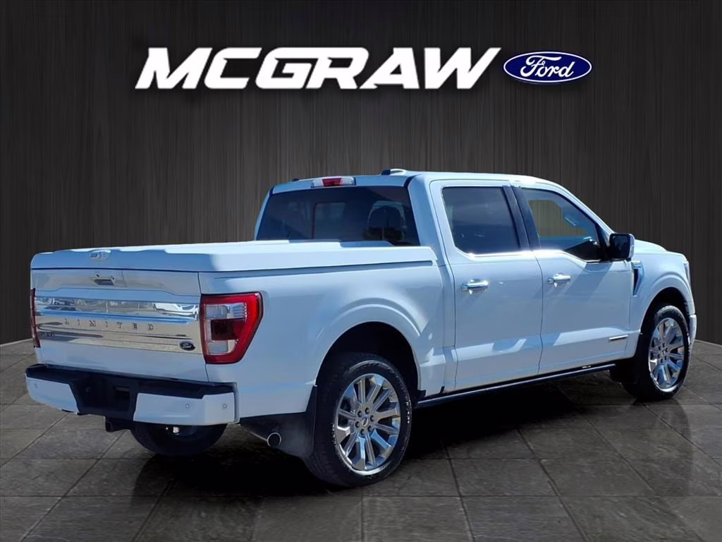2023 White Metallic Ford F-150 Limited 4X4 Truck