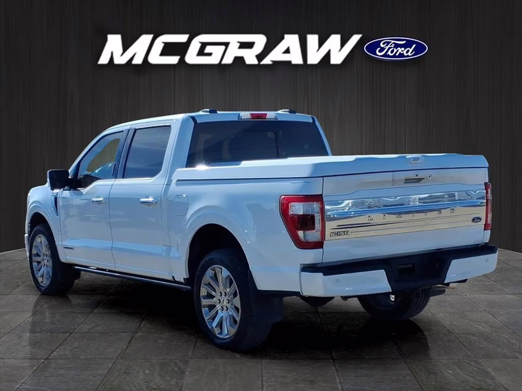 2023 White Metallic Ford F-150 Limited 4X4 Truck