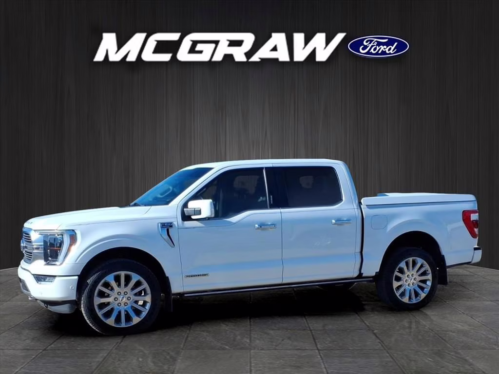 2023 White Metallic Ford F-150 Limited 4X4 Truck