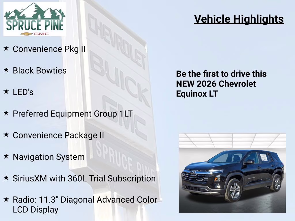 2026 Mosaic Black Metallic Chevrolet Equinox LT FWD SUV