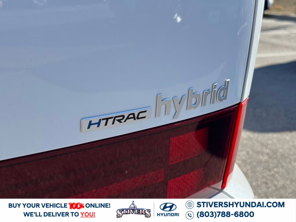 2026 Serenity White Hyundai Santa Fe Hybrid SEL AWD SUV