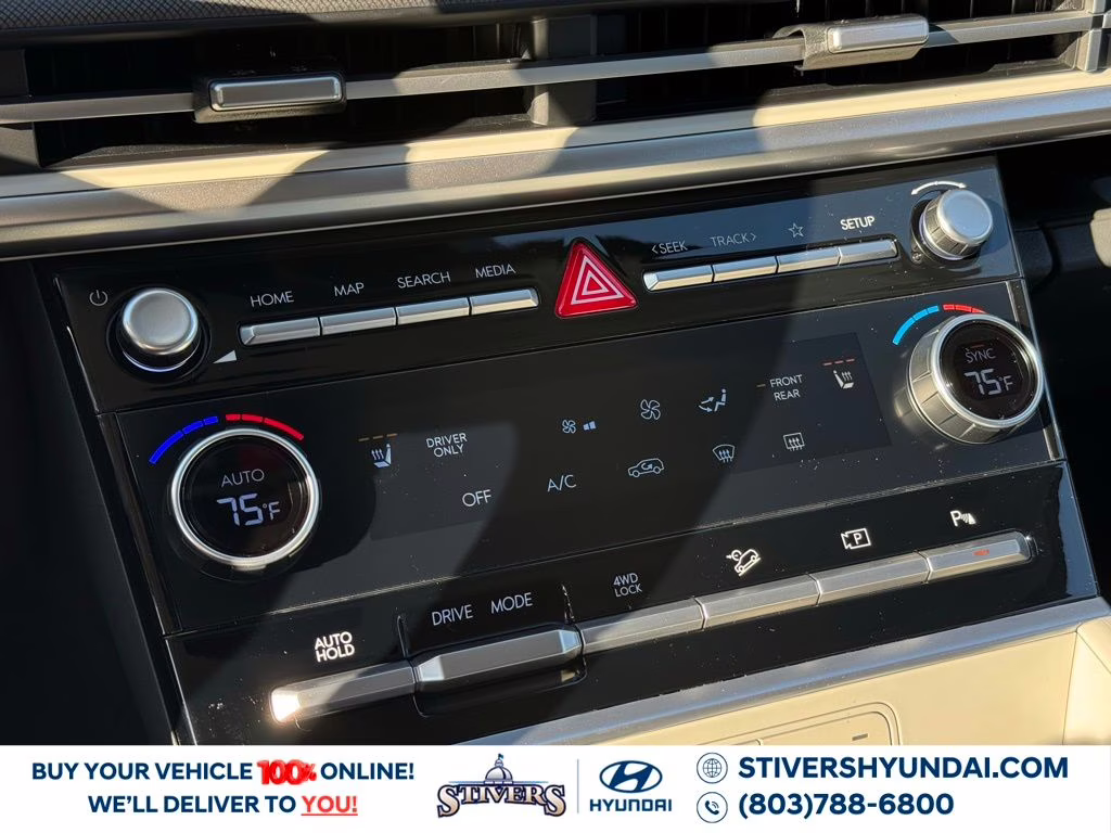 2026 Serenity White Hyundai Santa Fe Hybrid SEL AWD SUV