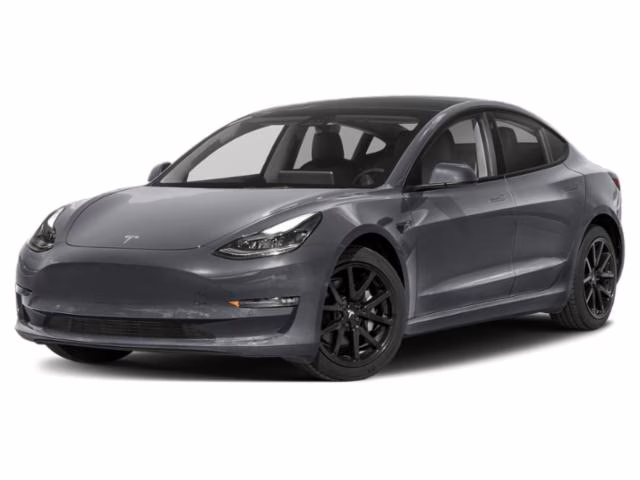 2023 Gray Tesla Model 3 Base RWD Sedan