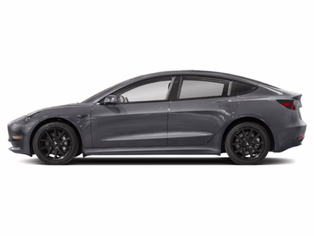 2023 Gray Tesla Model 3 Base RWD Sedan