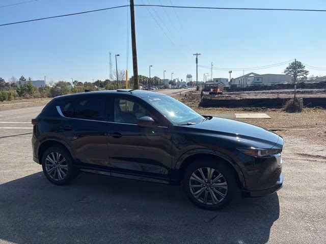 2025 Jet Black Mica Mazda CX-5 2.5 Turbo Signature AWD SUV