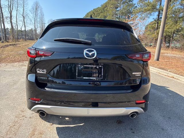2025 Jet Black Mica Mazda CX-5 2.5 Turbo Signature AWD SUV