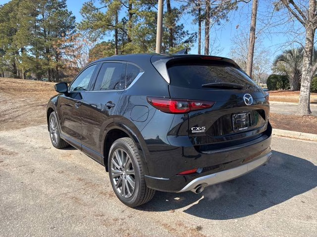 2025 Jet Black Mica Mazda CX-5 2.5 Turbo Signature AWD SUV