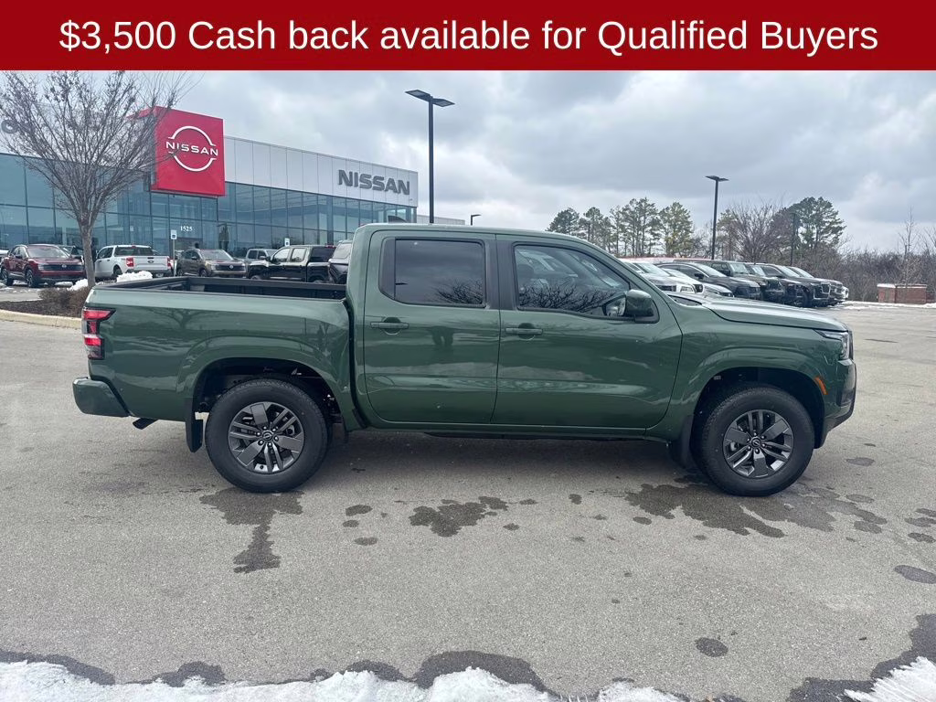 2026 Tactical Green Metallic Nissan Frontier SV 4X4 Truck