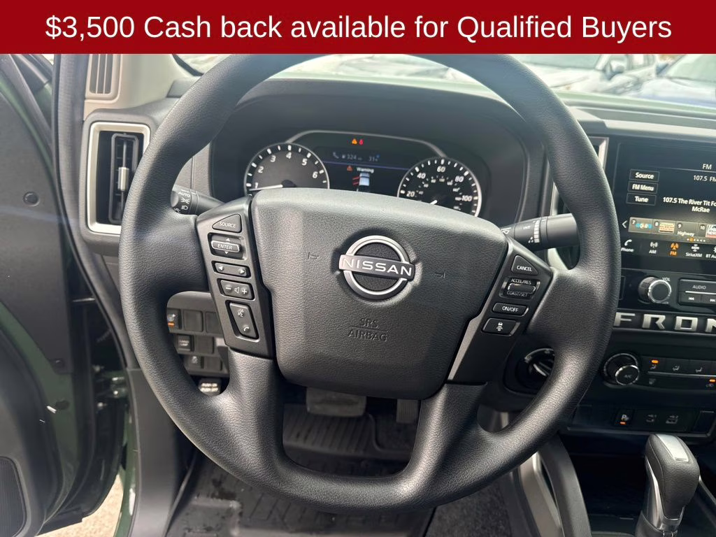 2026 Tactical Green Metallic Nissan Frontier SV 4X4 Truck