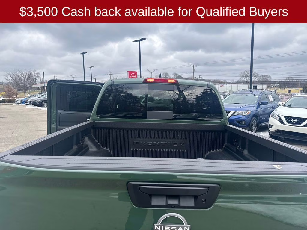 2026 Tactical Green Metallic Nissan Frontier SV 4X4 Truck
