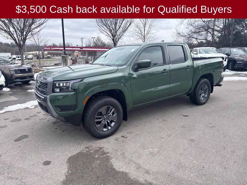 2026 Tactical Green Metallic Nissan Frontier SV 4X4 Truck