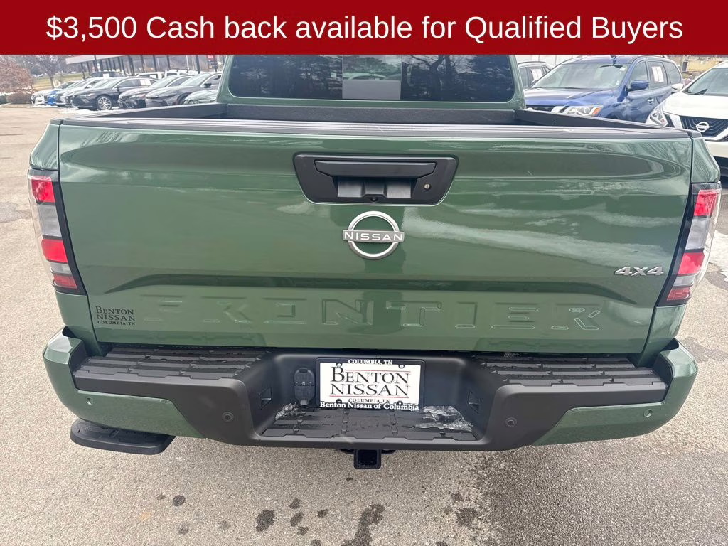 2026 Tactical Green Metallic Nissan Frontier SV 4X4 Truck