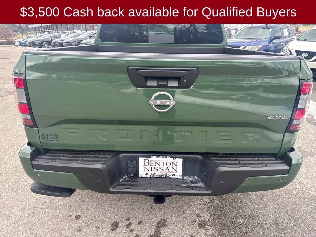 2026 Tactical Green Metallic Nissan Frontier SV 4X4 Truck